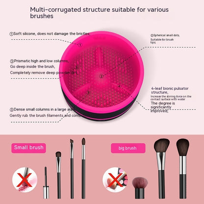 Electric Cosmetic Brush Cleaning Device