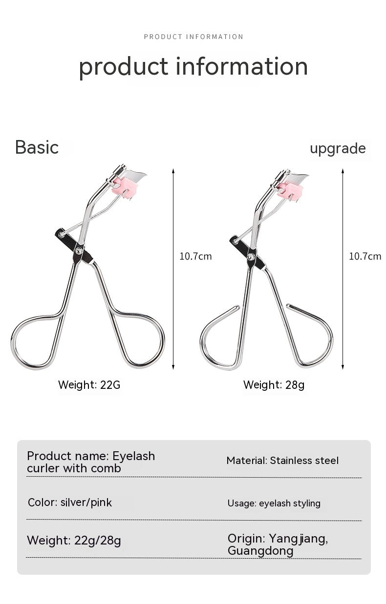 Eyelash Curler With Comb