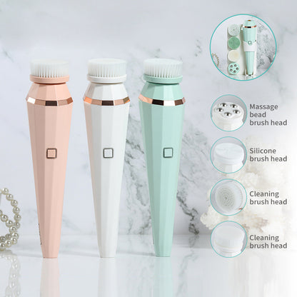 4 In 1 USB Facial Cleansing Brush